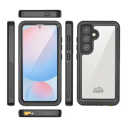 Husa Eiger Avalanche Samsung Galaxy S25, Negru
