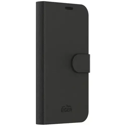 Husa Eiger North Folio Case compatibila cu iPhone 15, Negru