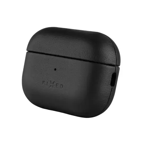 Husa FIXED PodsLeather cu MagSafe pentru Apple AirPods Pro 2/Pro 2 (USB-C) (Negru)