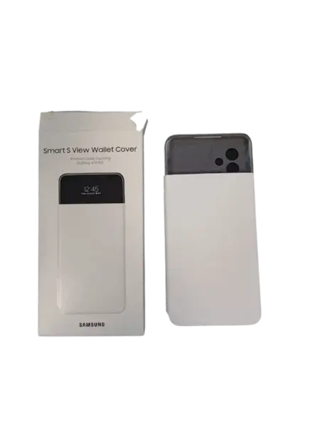 Husa Flip Cover Samsung S View Wallet EF-EA336PWEGEE, pentru Samsung Galaxy A33 5G (Alb)