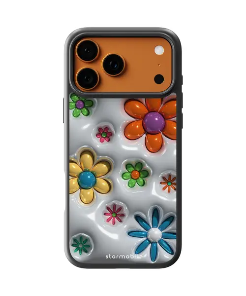 Husa Flowers 3D Apple iPhone Impact Ultra - iPhone 17 Pro Max