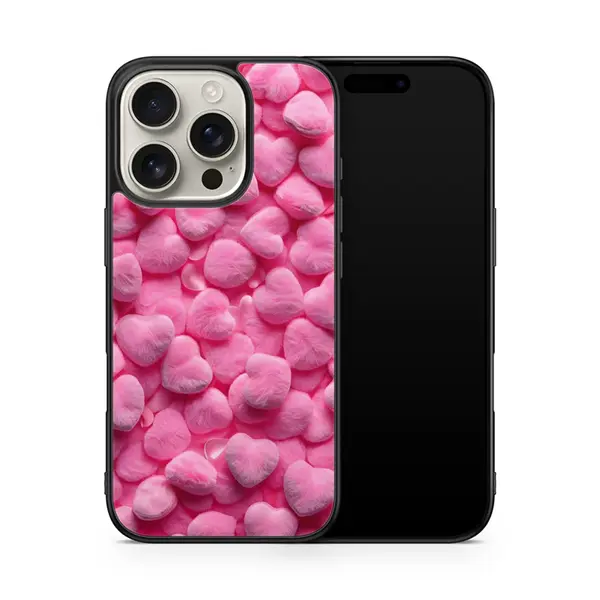 Husa Fluffy Hearts Apple iPhone Impact Ultra - iPhone 12 Pro Max