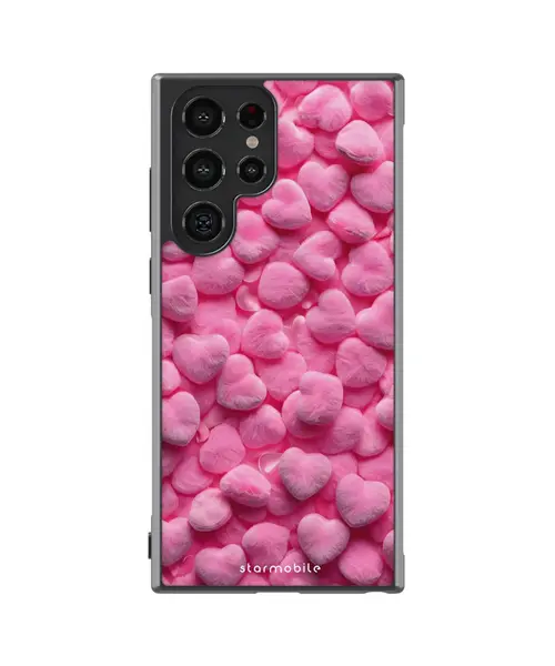 Husa Fluffy Hearts Samsung Impact Ultra - Samsung S22 Plus