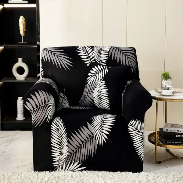 Husa fotoliu din bumbac elastic 90-140 cm