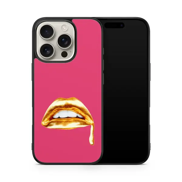 Husa Golden Lips Apple iPhone Impact Ultra - iPhone 14 Pro