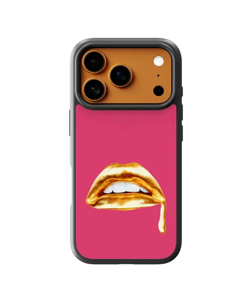 Husa Golden Lips Apple iPhone Impact Ultra - iPhone 17 Pro