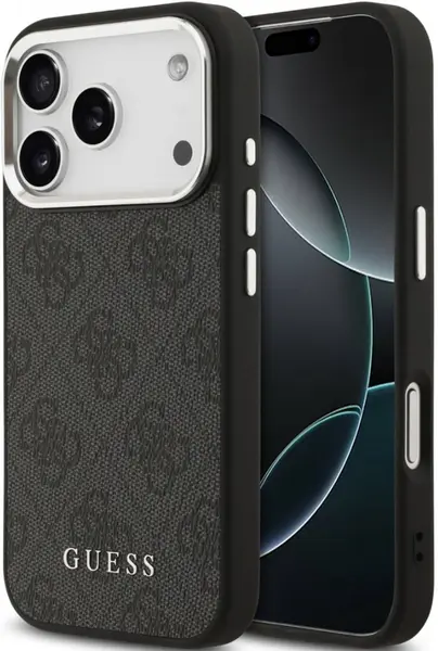 Husă Guess - 4G, iPhone 17 Pro, MagSafe, negru