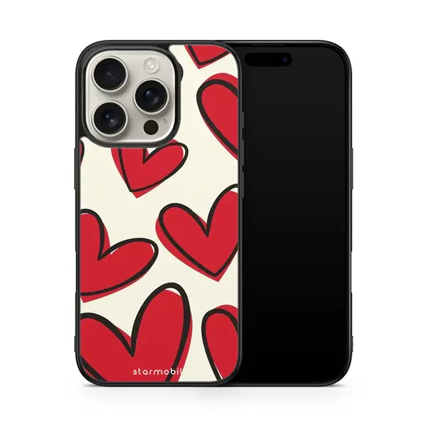 Husa Happy Hearts Apple iPhone Impact Ultra - iPhone 14 Plus