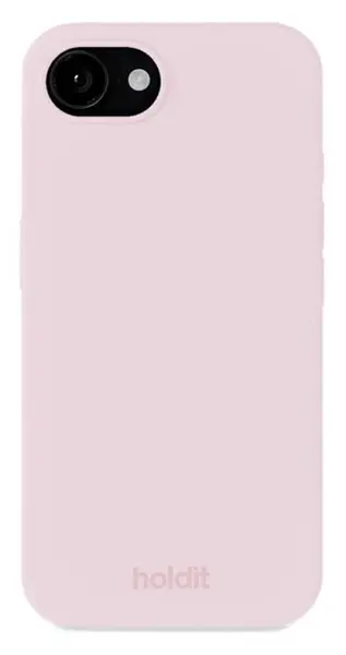 Husă Holdit - Silicone, iPhone 16e, Pale Pink