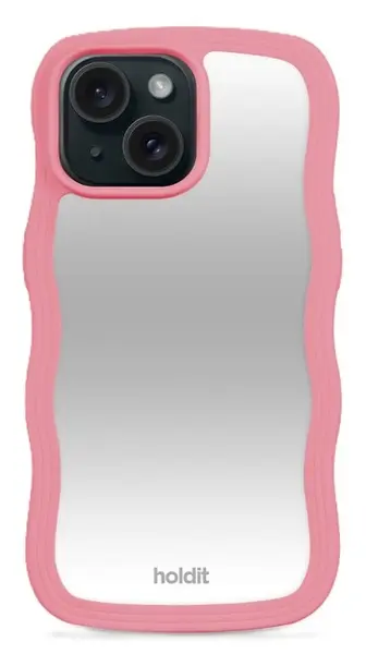 Husa Holdit - Wavy, iPhone 13/14/15/16e, Rouge Pink/Mirror