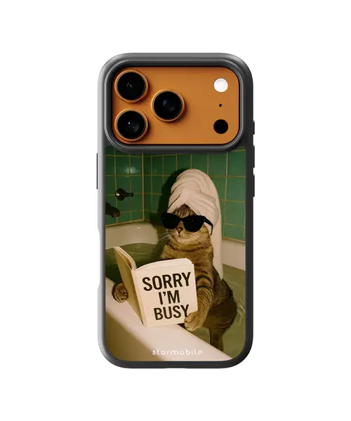 Husa I'm Busy 2 Apple iPhone Impact Ultra - iPhone 17 Pro