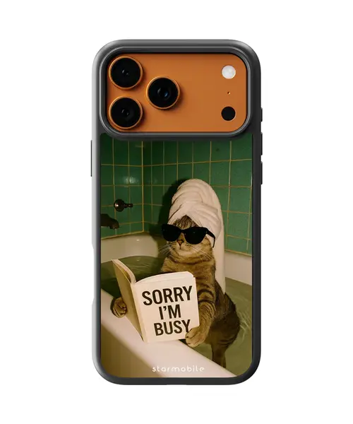 Husa I'm Busy 2 Apple iPhone Impact Ultra - iPhone 17 Pro Max