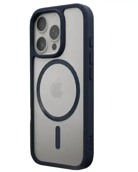 Husa iLeraGo ColorAnt ILGCACLCABL16PRMX, Clear Case, pentru iPhone 16 Pro Max (Albastru)