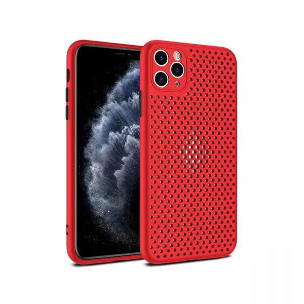 Husa iPhone 12 / 12 Pro Lemontti Bubble Rosu
