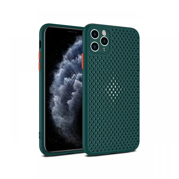 Husa iPhone 12 / 12 Pro Lemontti Bubble Verde