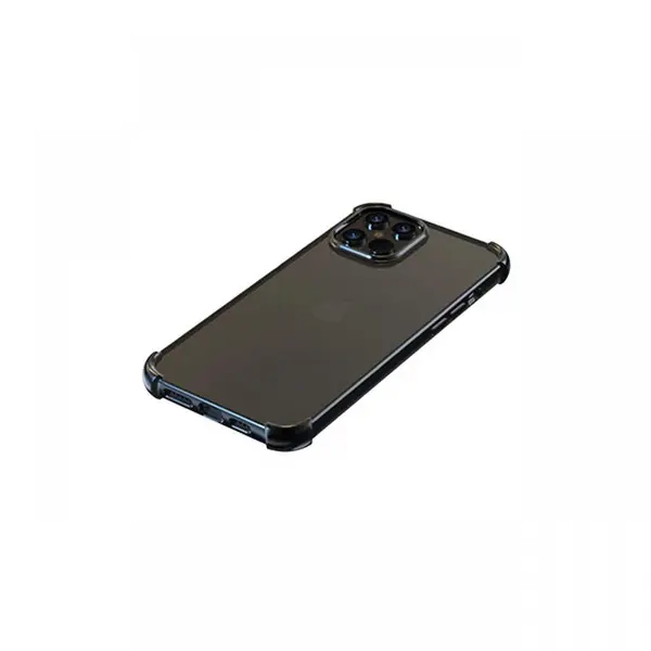 Husa iPhone 12 Mini Devia Silicon Glitter Soft Gun Black