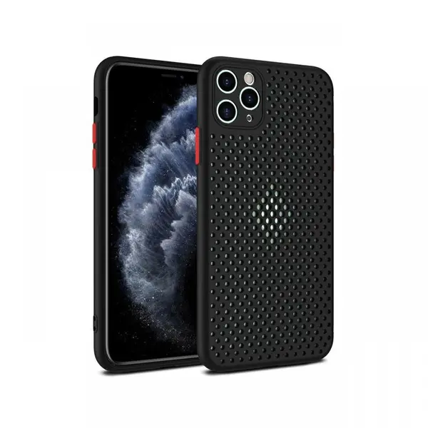 Husa iPhone 12 Pro Max Lemontti Bubble Negru