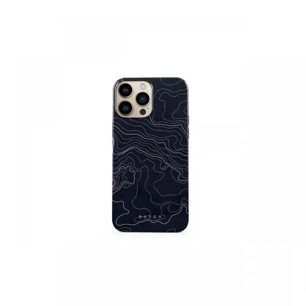 Husa iPhone 13 Pro Burga Dual Layer Drifting Shores Line Art