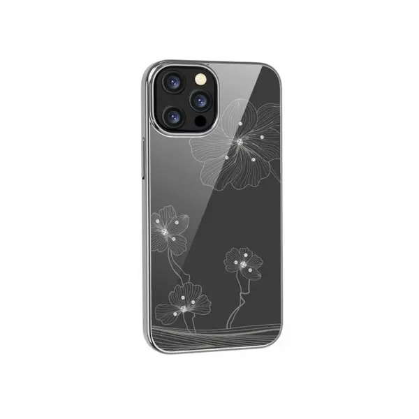 Husa iPhone 13 Pro Devia Crystal Flora Silver
