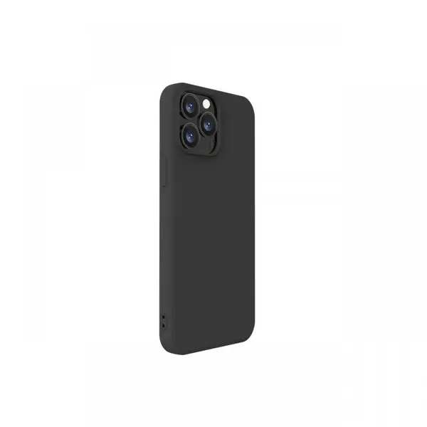 Husa iPhone 13 Pro Lemontti Silicon Soft Slim Black