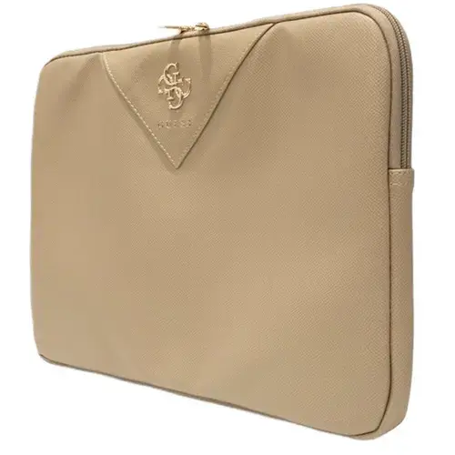 Husa Laptop Guess GUCS14ZPGSTEGD, 14 inch, 4G Triangle (Auriu)