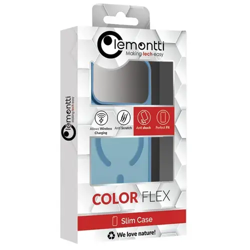 Husa Lemontti EliteGuard Magsafe pentru iPhone 17 Pro, Albastru