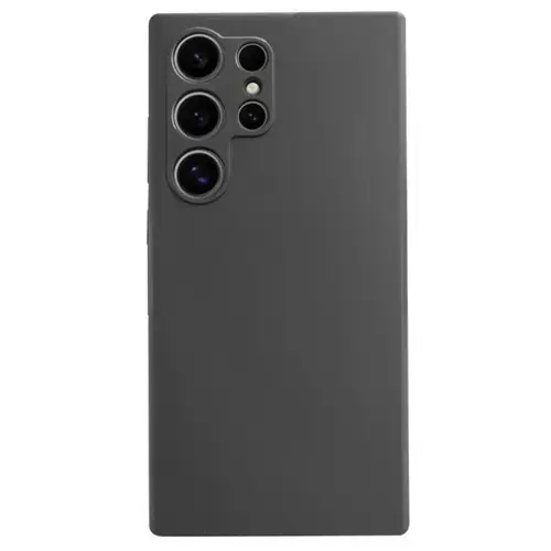 Husa Lemontti Liquid Silicon Samsung Galaxy S24 Ultra, Negru