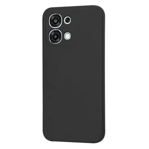 Husa Lemontti Silicon Silky Oppo A6 Pro 5G, Negru