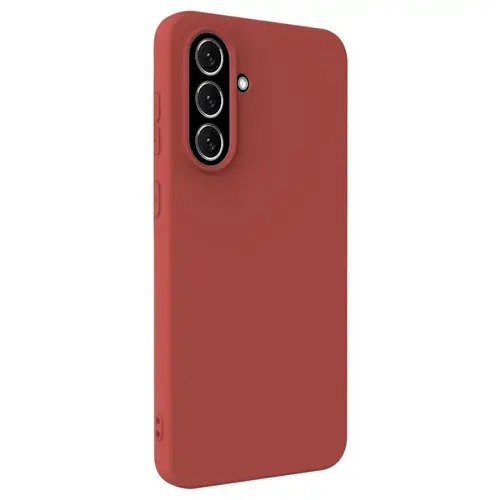 Husa Lemontti Silicon Silky Samsung Galaxy A36, Rosu