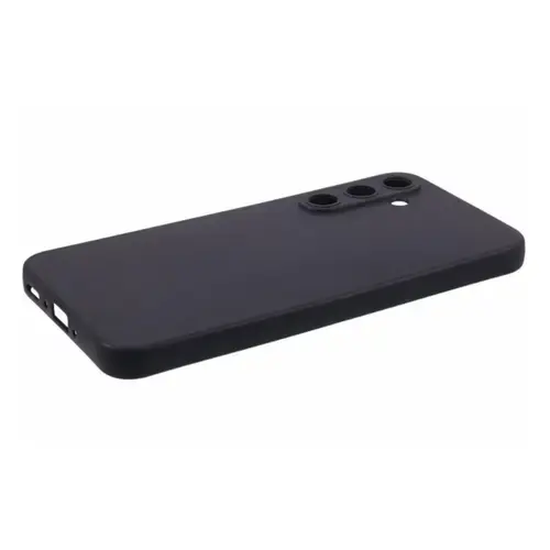 Husa Lemontti Silicon Silky Samsung Galaxy A55, Negru