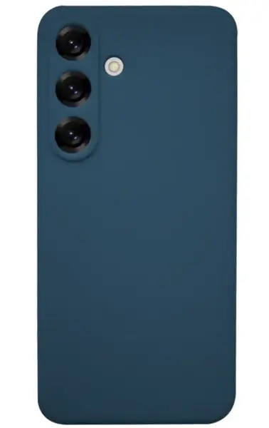 Husa Lemontti Silicon Silky Samsung Galaxy S25, Albastru