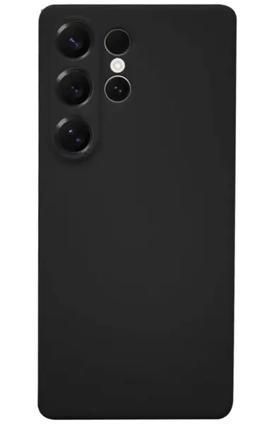 Husa Lemontti Silicon Silky Samsung Galaxy S25 Ultra, Negru