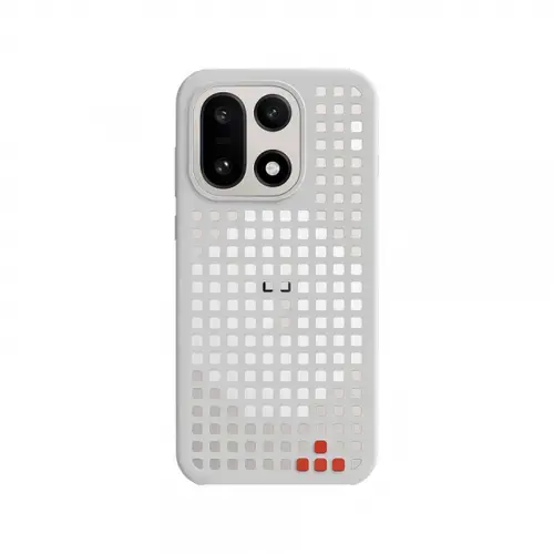 Husa MagSafe 5431102022 pentru OnePlus 15, Hole-Pattern, Gri