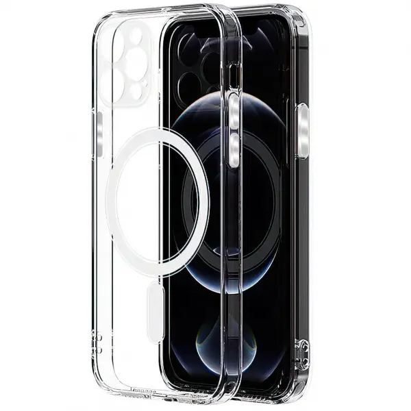 Husa MagSafe pentru Apple iPhone 12, OEM, Transparenta