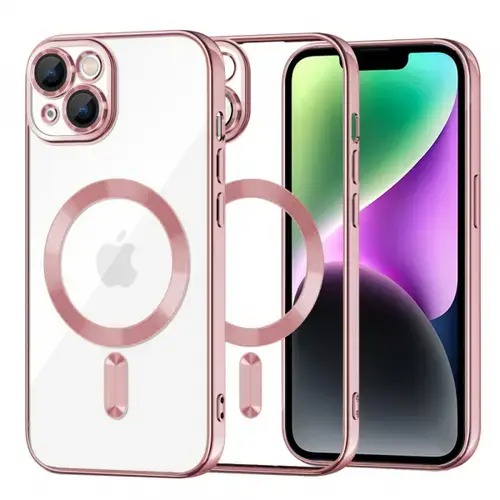 Husa MagSafe pentru Apple iPhone 14, Techsuit, Luxury Crystal