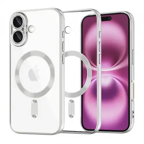 Husa MagSafe pentru Apple iPhone 16 Plus, Techsuit, Luxury Crystal