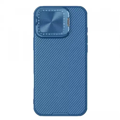 Husa MagSafe pentru Apple iPhone 16 Pro, Nillkin, CamShield Prop, Albastra