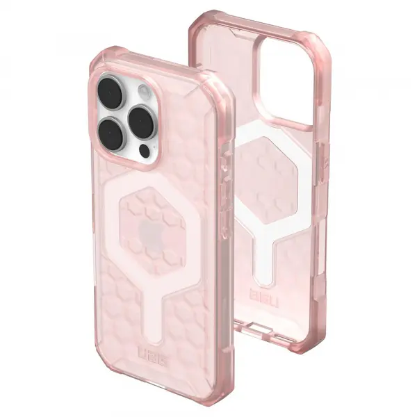 Husa MagSafe pentru Apple iPhone 16 Pro, Urban Armor Gear, Essential Armor, Roz