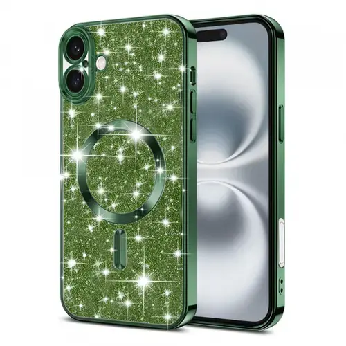 Husa MagSafe pentru Apple iPhone 16, Techsuit, Luxury Glitter