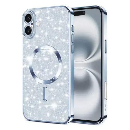 Husa MagSafe pentru Apple iPhone 16, Techsuit, Luxury Glitter