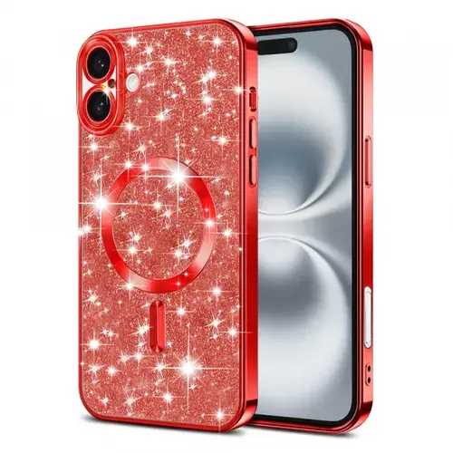 Husa MagSafe pentru Apple iPhone 16, Techsuit, Luxury Glitter