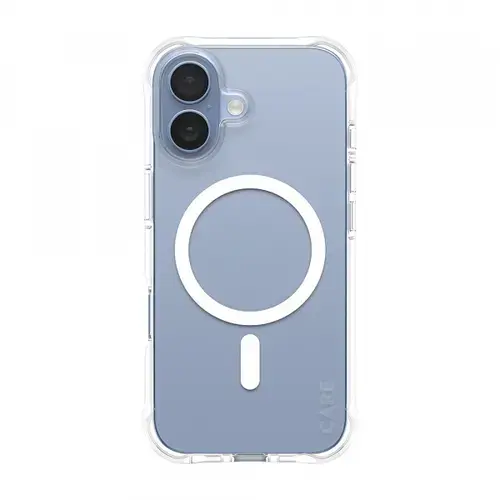 Husa MagSafe pentru Apple iPhone 17, PanzerGlass, Care Fashionable, Transparenta Alba