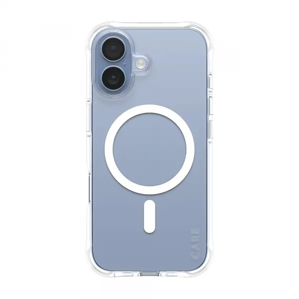 Husa MagSafe pentru Apple iPhone 17, PanzerGlass, Care Fashionable, Transparenta Alba