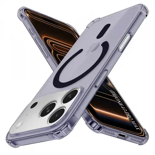 Husa MagSafe pentru Apple iPhone 17 Pro Max, Techsuit, Shockproof, Neagra
