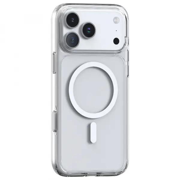 Husa MagSafe pentru Apple iPhone 17 Pro Max, Torras, Guardian, Transparenta