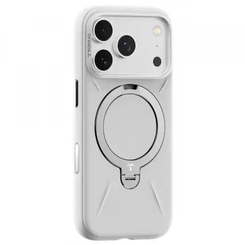 Husa MagSafe pentru Apple iPhone 17 Pro Max Torras QPRO Silicone (Alb)