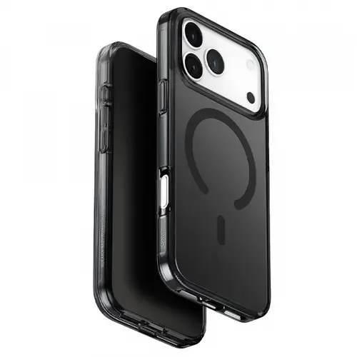 Husa MagSafe pentru Apple iPhone 17 Pro Max, UNIQ, Clario MagClick, Negru