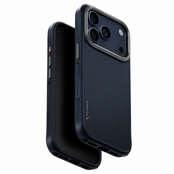 Husa MagSafe pentru Apple iPhone 17 Pro Max, UNIQ, Keva MagClick, Bleumarin