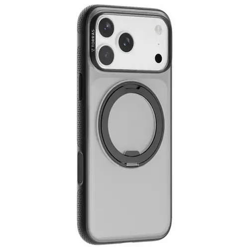 Husa MagSafe pentru Apple iPhone 17 Pro, Torras, Ostand R Fitness (Negru)