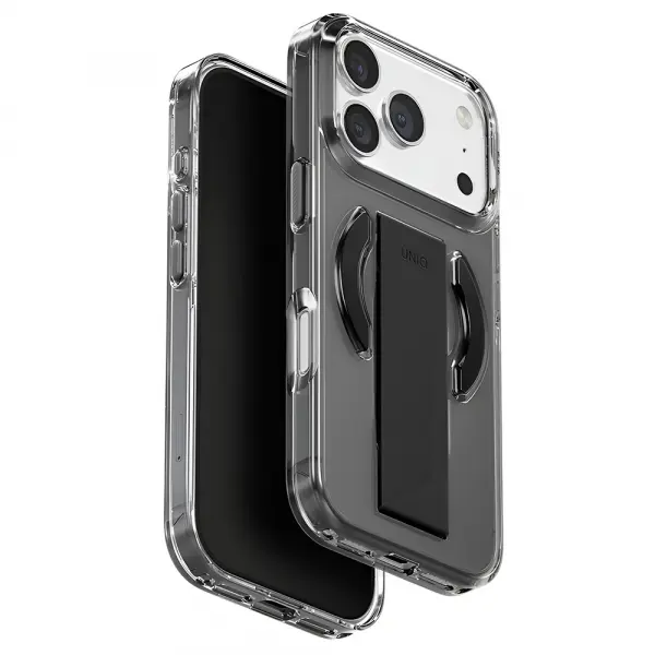 Husa MagSafe pentru Apple iPhone 17 Pro, UNIQ, Heldro Air MagClick, Neagra